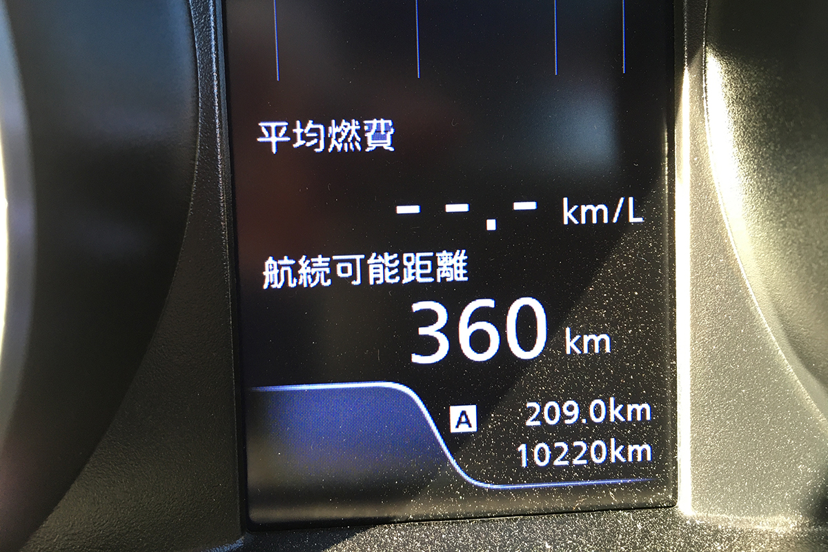琵琶湖一周の走行距離と燃費（出発まえ）スイフトスポーツZC33S